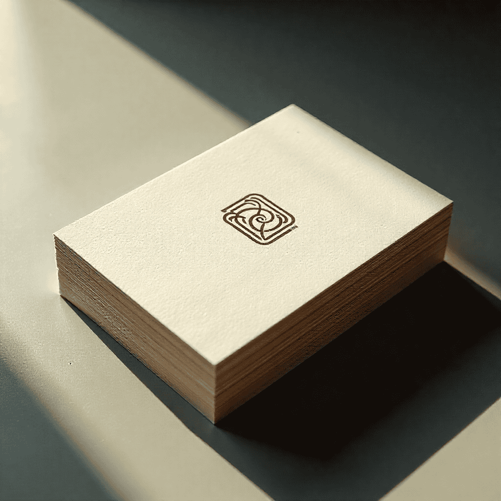 Spot UV business cards